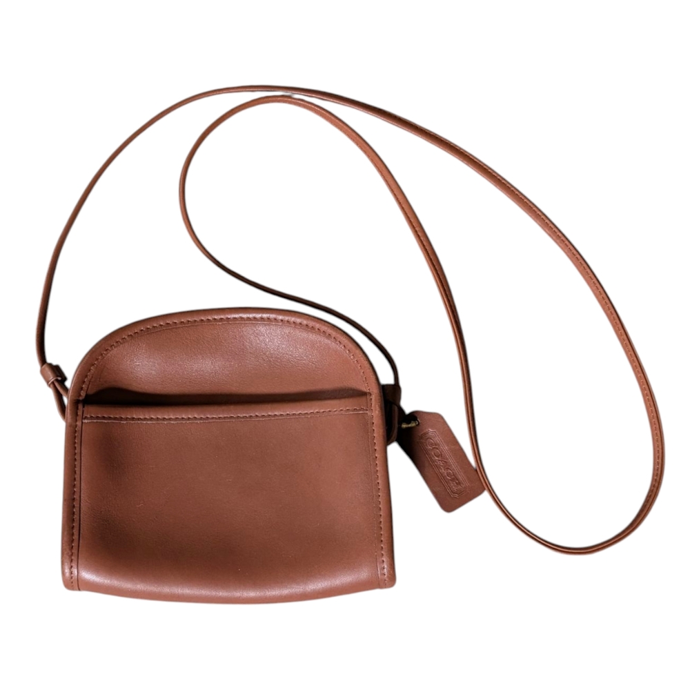 Coach British Tan Leather Crossbody Bag